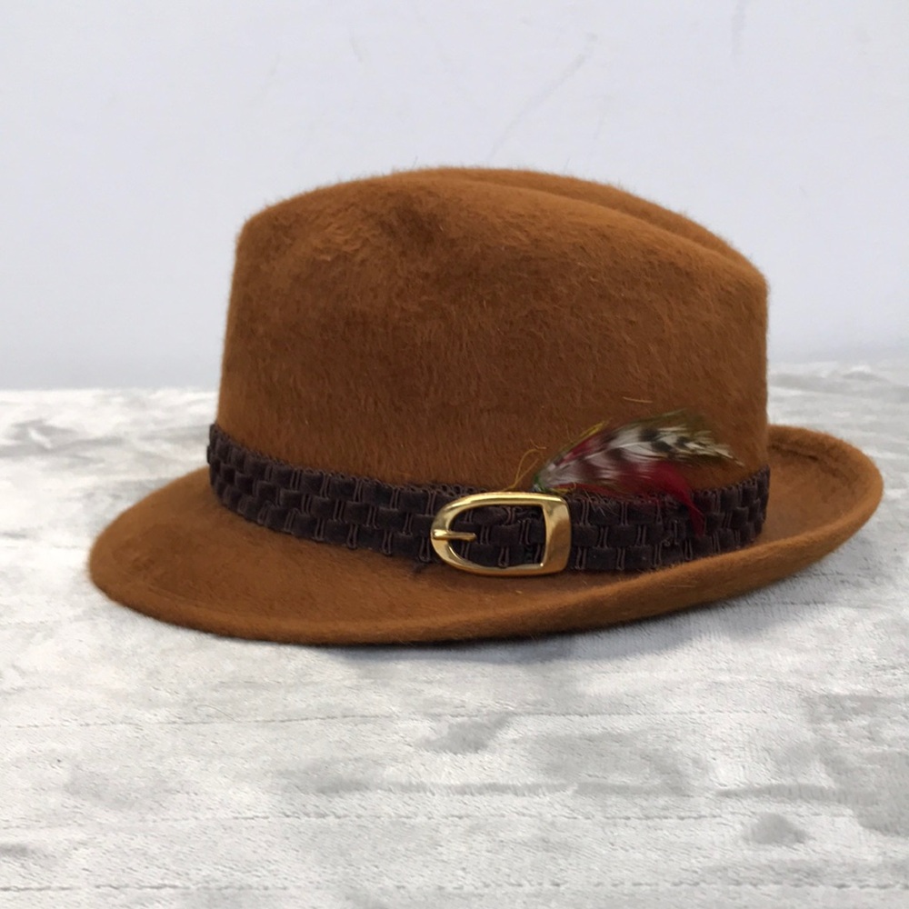 Lee Executive Fedora with Feather Accent